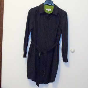 Isaac Mizrahi Wool-Blend Shirtdress